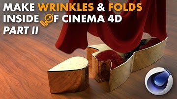 Creating and Controlling Wrinkles in Cinema 4D Tutorial Part 2: Product Reveal