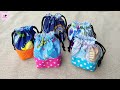 Lined drawstring pouch  cute drawstring pouch tutorial