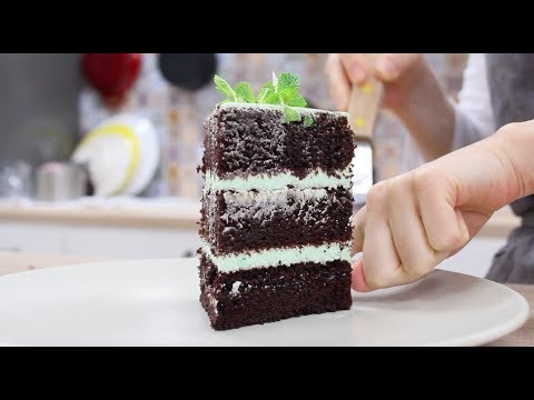 Бисквитный Торт МЕГА ШОКОЛАДНЫЙ и МЯТНЫЙ / Chocolate Mint Cake