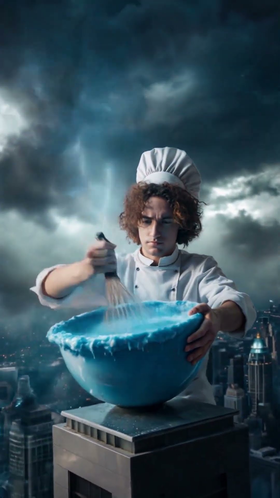 Whisking LIGHTNING SOUP On a SKYSCRAPER