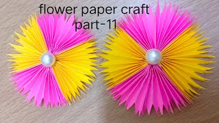 flower paper craft part-11 | easy & simple paper craft | MJG Creation