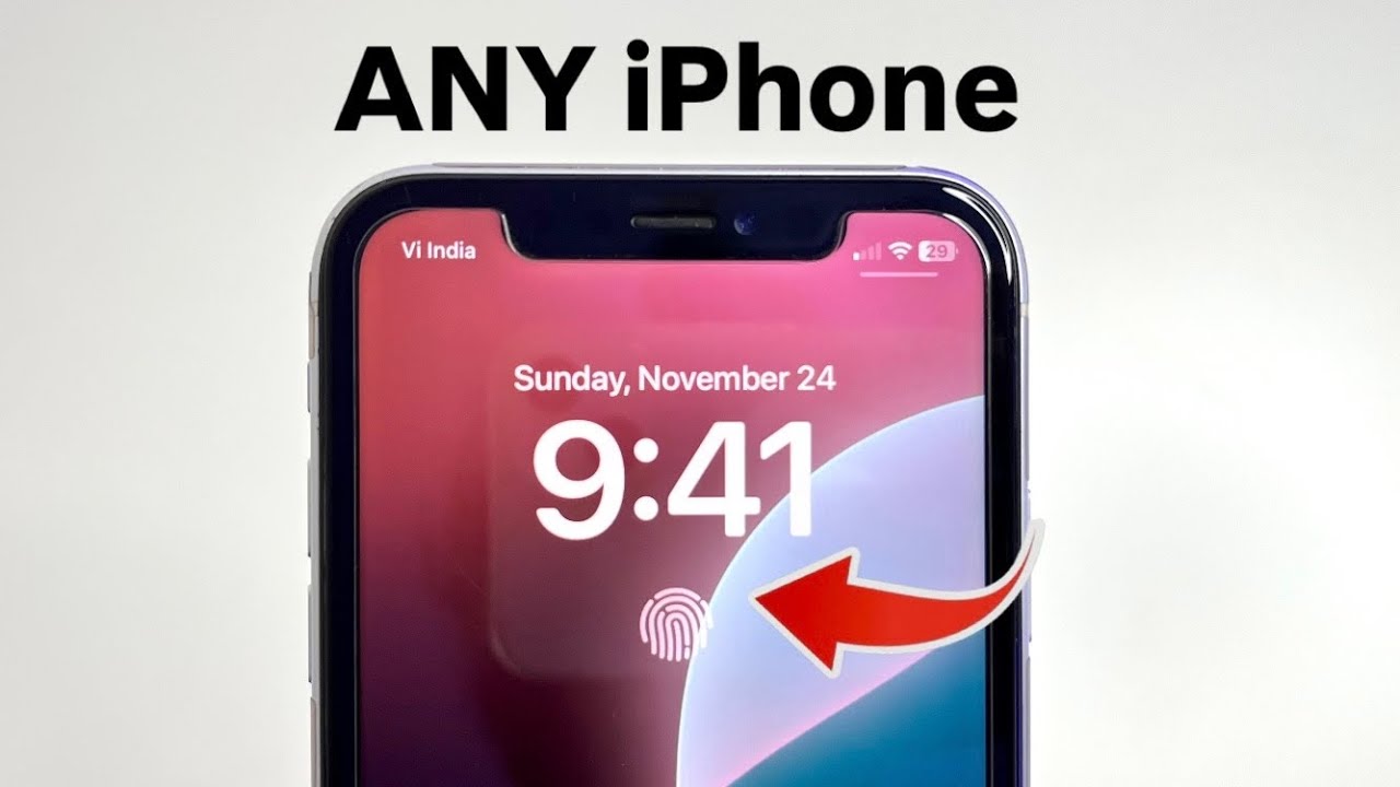How To Enable Touch ID ICon Feature On Any IPhone iOS 18 Touch ID how-to-enable-touch-id-icon-feature-on-any-iphone-ios-18-touch-id