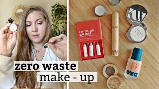 zero waste make up routine | sustainable, ecofriendly, & green beauty brands