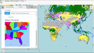 Geemap key feature: Exploring the Earth Engine Data Catalog