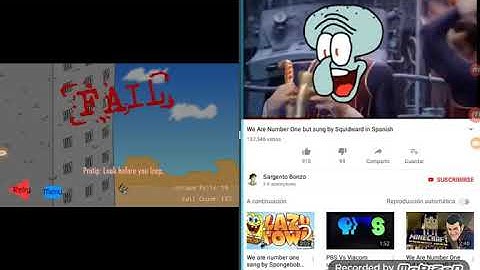 Squidward sing We Are Number One