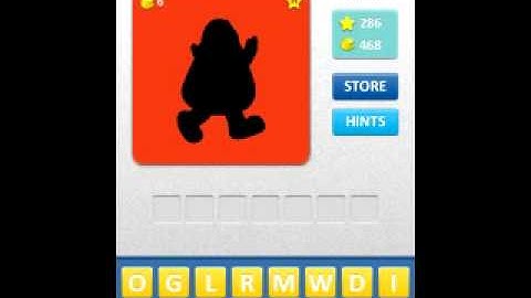 Shadow Quiz game answers level 281-290