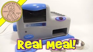 2003 Real Meal Easy Bake Oven! 3 Course Meal  Cookies, Pretzels and Pasta!