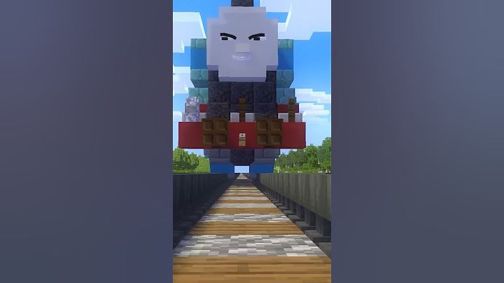 Thomas Meets Sonic The Hedgehog in Minecraft