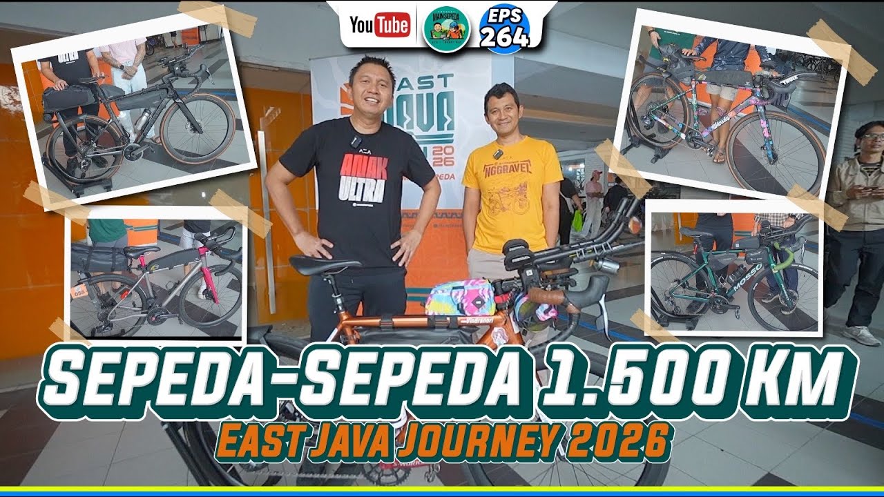 Inilah Sepeda-Sepeda 1.500 Km East Java Journey 2026