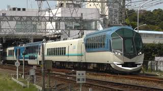 近鉄50000系SV2編成　特急しまかぜ賢島ゆき鳥羽駅発車