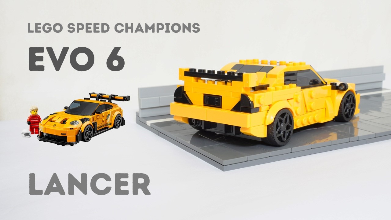 LEGO Mitsubishi Lancer EVO 6 | LEGO 77239 Alternate Build - YouTube