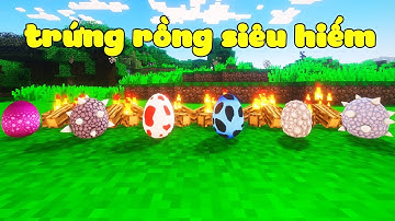 ONE VÀ NOOB THỬ THÁCH ẤP NHỮNG TRỨNG RỒNG SIÊU HIẾM TRONG MINECRAFT