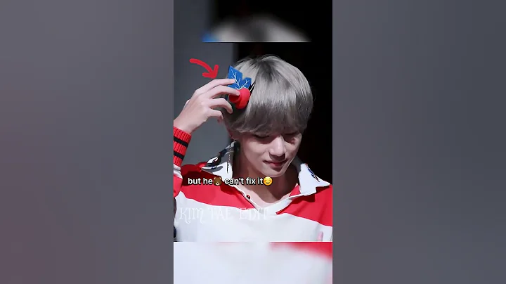 the way army girl touching taehyung's🐻 soft hair😍💜#bts #taehyung #shorts