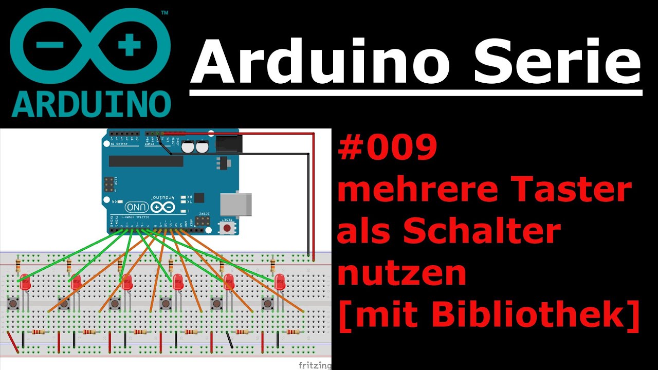 New Mehrere Taster als Schalter nutzen - Arduino Serie #009 | PathTM