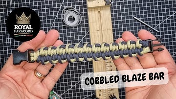 Bracciale Paracord COBBLED BLAZE BAR Paracord Bracelet TUTORIAL.