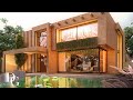African Mud House Design | Modern 2 Storey House | 10m × 17m(170sqm/1829sqft) | 3 Bedroom