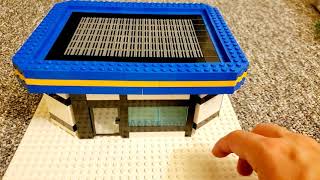 LEGO Pokemart MOC progress - Exterior and Roof @CaptainHobby