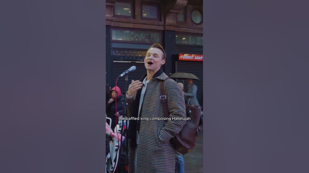 Bro just keeps spawning 😭 #hallelujah #leonardcohen #christmas #cover #busking