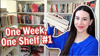 Trying Popular Thriller Mystery Books || One Week, One Shelf Reading Vlog