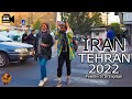 Iran - Walking Tehran City 2022 Felestin Street ( Kakh ) to Enqelab Street - Iran walk 4k