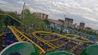 абдан кызыктуу! Mad Mouse / Безумная Мышь @ Sky Park Baytik, Bishkek, Kyrgyzstan - onride POV