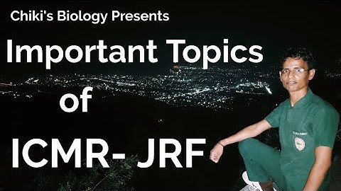 Important Topics of ICMR JRF Exam 2023-24 || Detailed Video...By Chiki