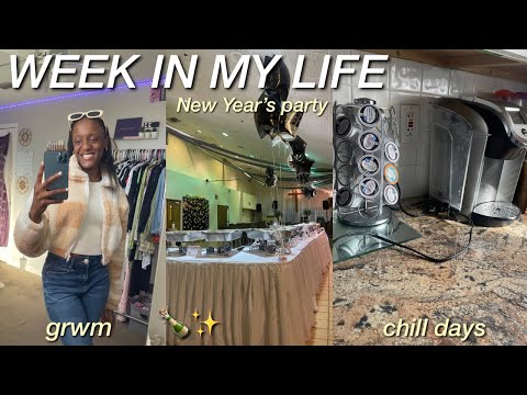 WEEK IN MY LIFE | grwm, new years party & chill days ✨