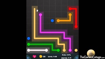Flow Game Level - 290 [9x9] Basic Pack Connect the Dots