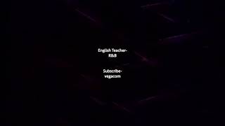 English Teacher - R&B