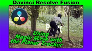 Quick Tip - Using the Magic Mask with the Planar Tracker in DaVinci Resolve Fusion