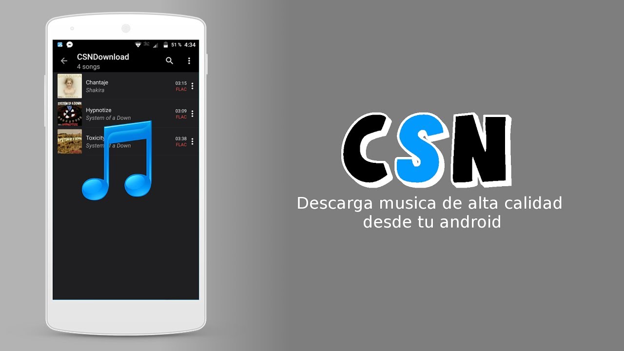 DESCARGA MUSICA DE ALTA CALIDAD DESDE TU ANDROID GRATIS MEXICALIPHONE