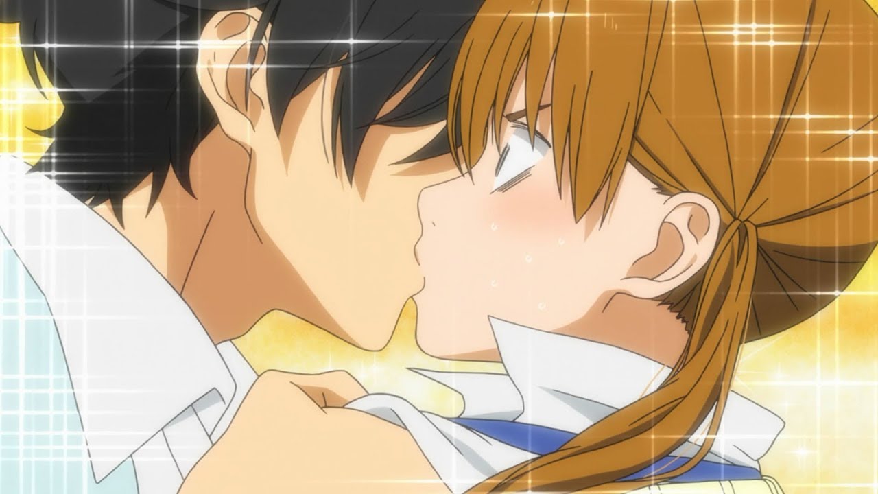 Cutest Anime Kiss Ever Haru X Shizuku Tonari No Kaibutsu Kun YouTube