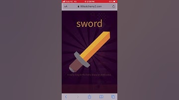 How to make Excalibur in little alchemy 2 (easy)