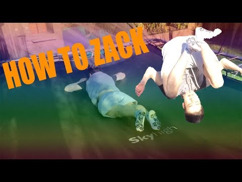 HOW TO ZACK ON A TRAMPOLINE *TUTORIAL*