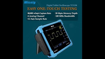 Tablet Oscilloscope TO1104 100MHz 4CH 28Mpts oscilloscopes Automotive diagnostic