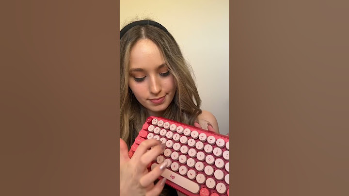 ASMR Satisfying Keyboard Click Tapping Sounds 💕 Pink Gamer Girl Setup Unboxing Logitech POP Keys