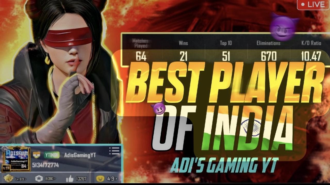 BEST PLAYER IN INDIA IS LIVE 120FPS IPAD PRO M2 