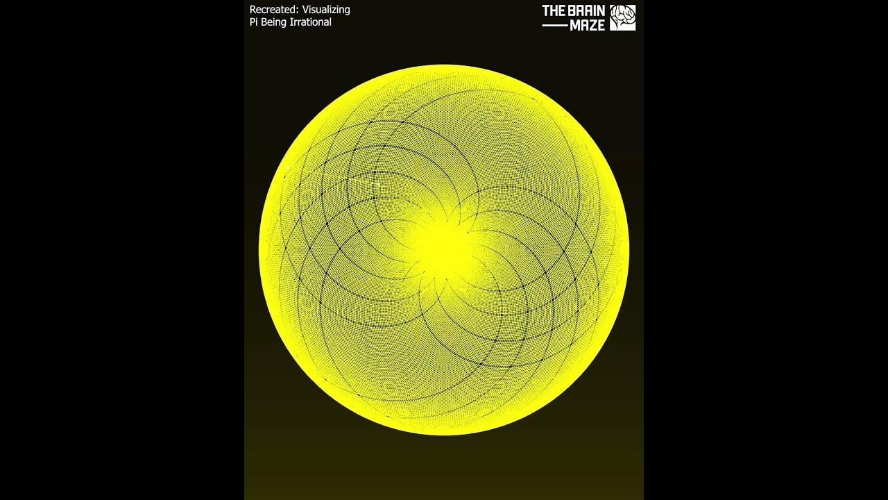 Recreated Visualizing Pi Being Irrational