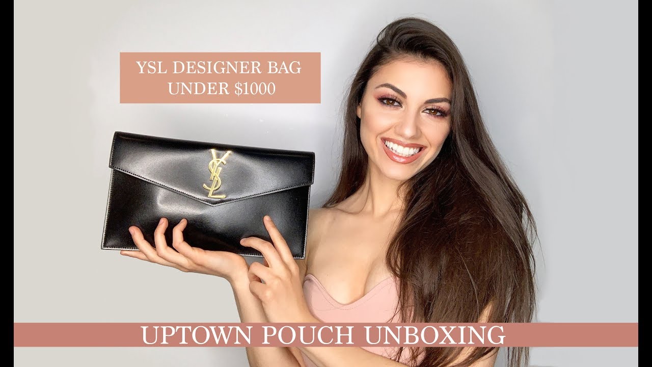 YSL UPTOWN POUCH UNBOXING AND REVIEW