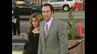 Lisa Marie & Nic Cage attend the Windtalkers Premiere 2002