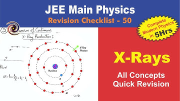 X Rays - Modern Physics (Part-4) | Revision Checklist 50 for JEE Main & Advanced