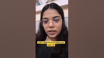 CUET UG 2025 Avoid Mistakes While Filling Application Form! #shorts #cuethubx