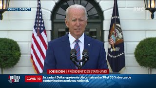 Covid-19: Joe Biden appelle les Américains à se faire vacciner