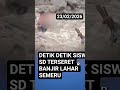 seorang siswa SD di Lumajang,Jawa timur terseret banjir lahar gnung Semeru#beritaterkini #viral #fyp