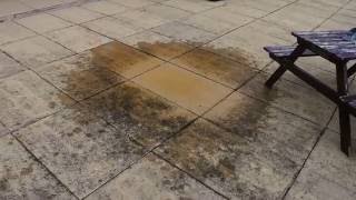 How to remove black spots with Monty Solution, No more power/jet washing.