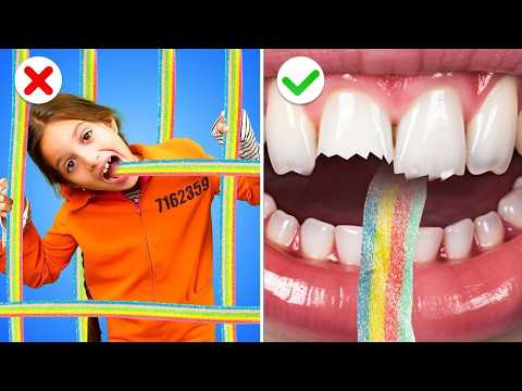 How to Sneak Candy into Jail! *Amazing Food Hacks & Funny Situations*