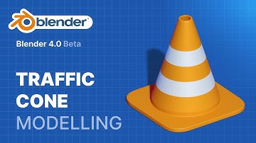 Blender Beginner Tutorial | Traffic Cone