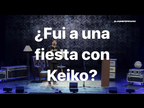 En una fiesta con Keiko