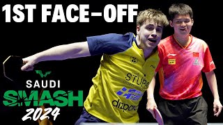 Truls Moregard vs Lin Shidong | First face off in international Stage in Saudi Smash 2024 | Review