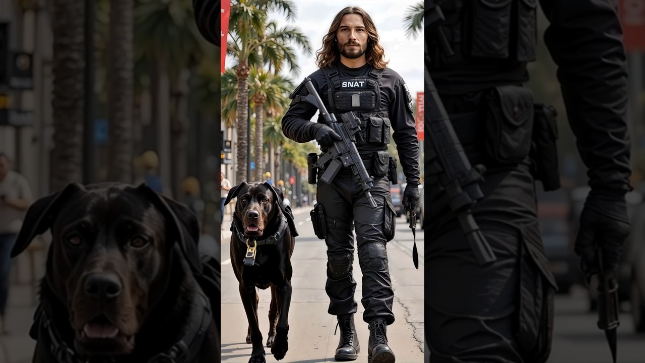 Modern jesus: as a swat officer 